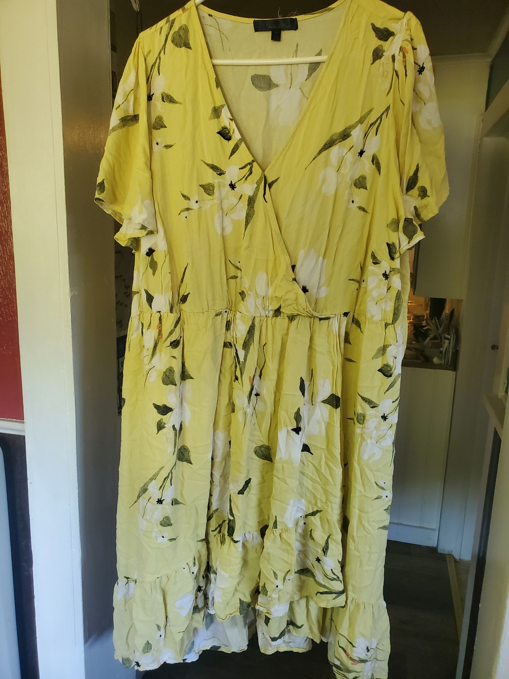 Rachel Roy Yellow Floral Dress